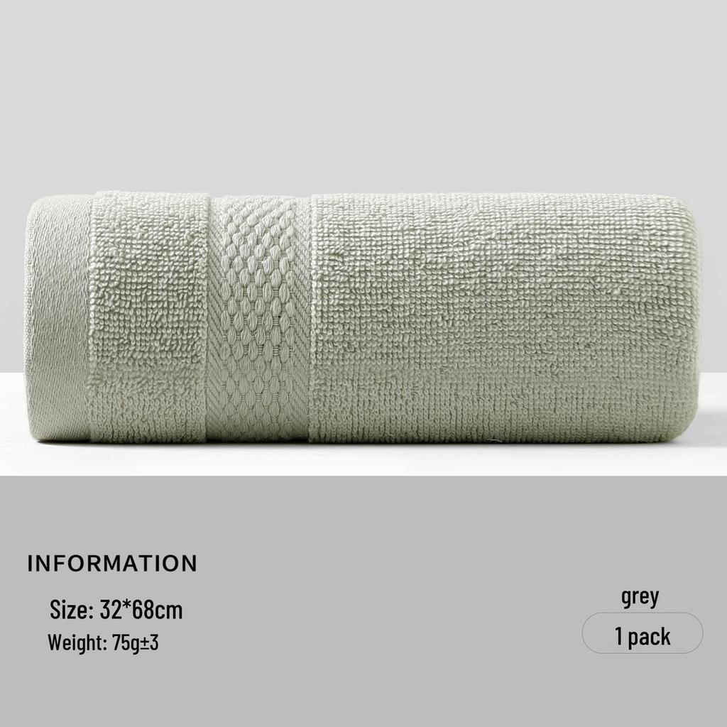 Pure Cotton Jacquard Absorbent Washcloth - All Seasons Soft Towel