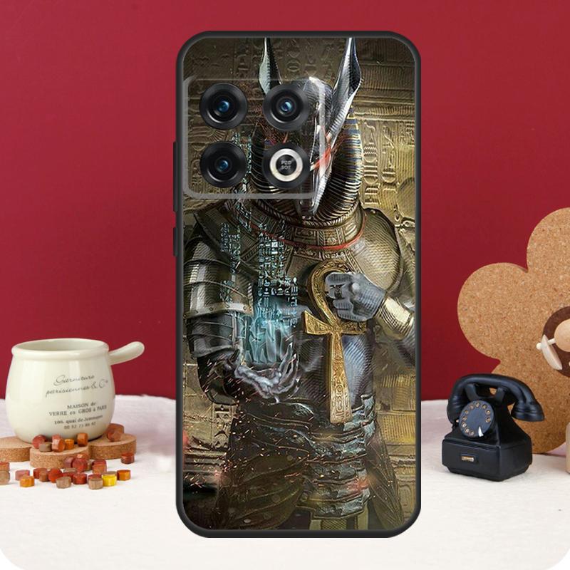 Egypt Nefertiti Anubis Ankh Cover For OnePlus Nord 4 CE 3 2 Lite N30 N20 N10 OnePlus 10T 8T 13R 12R 13 12 11 10 Pro Case