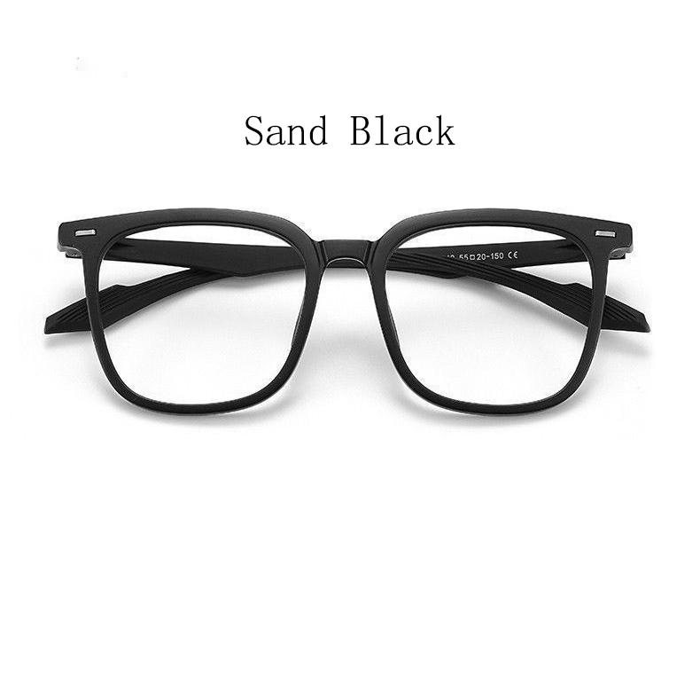 

Classic Brand Photochromic Eyeglass Square Oversized Frame Anti Blue Light Short Sight Prescription Myopia Custom Men Glasses 0