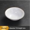 Tai Shun 4.5-inch Gold Rim Ceramic Rice Bowl
