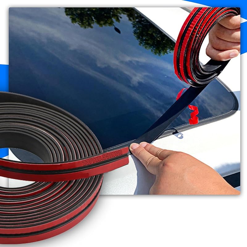 Weather Stripping Door Seal For Car,Rubber Car Door Seal Weather Stripping,19.6FT T Shape Windshield Seal For Sunroof Front Rear Windshield Seal