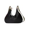 Gucci Attache Series Gold Hardware Detachable Woven Shoulder Strap Leather Crossbody Bag Large Women bags Black 702823-UXWBG-1037