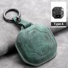 Leather Car Key Case Cover for Chery Jetour To Genesis Traveller T2 X90 X70 X95 DASHING X-1 Plus DTC L9 Car Key Shell Keychain