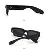 Square Frame Rivet Sunglasses Women Street Style Fashion Eyewear