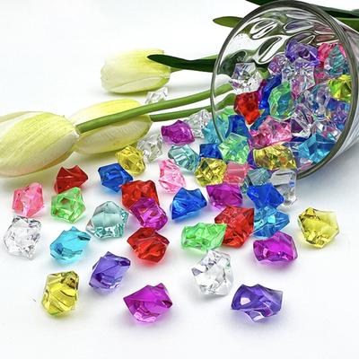 50Pcs Fake Acrylic Diamond Crystals Stereo Non-deformation Wedding Decor DIY Crafts And Home Decoration