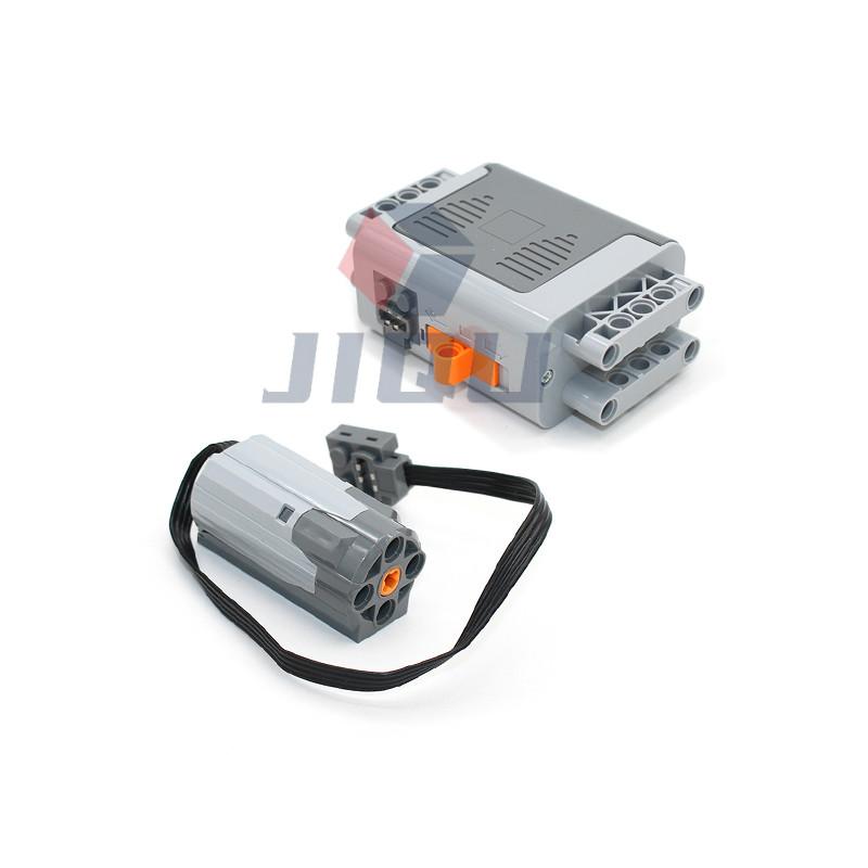 MOC High-tech parts All Kind of Multi-speed Engine Gearbox Set Model Building Blocks Bricks Compatible with Motor PF Set DIY Toy