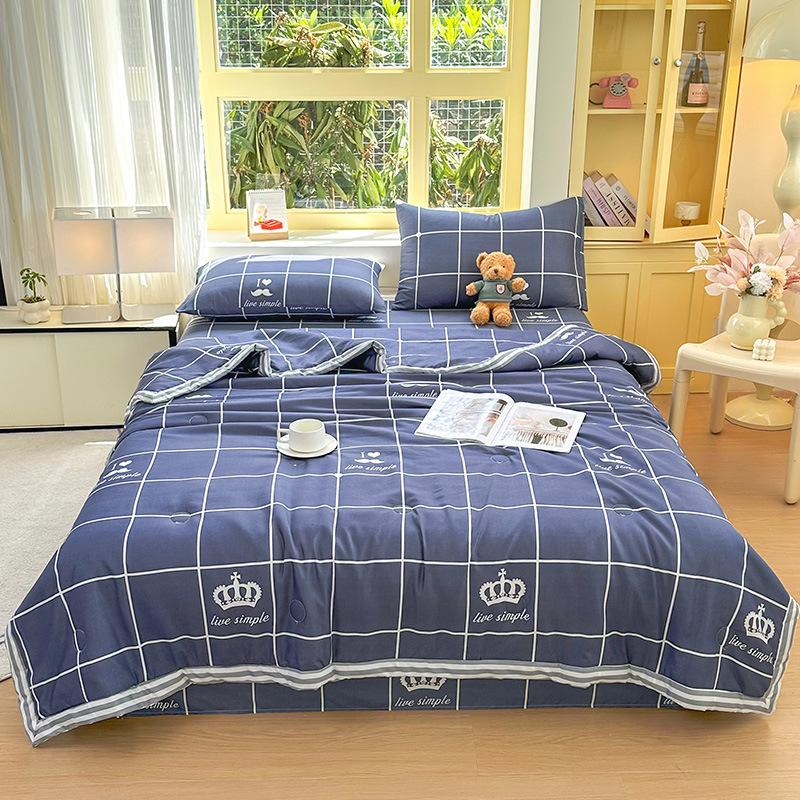 2026 New Printed Quilt Skin-friendly Air-conditioning Quilt Single Double Summer Cool Quilt Spring and Autumn Beding Bed Cover Thin Quilt