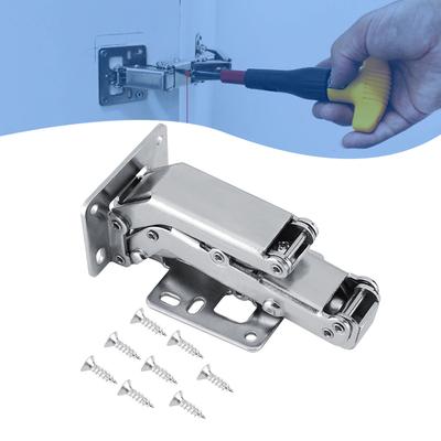 170 Degree Cabinet Doors Hydraulic Hinge Stable Damping Spring Hinge For Wardrobe