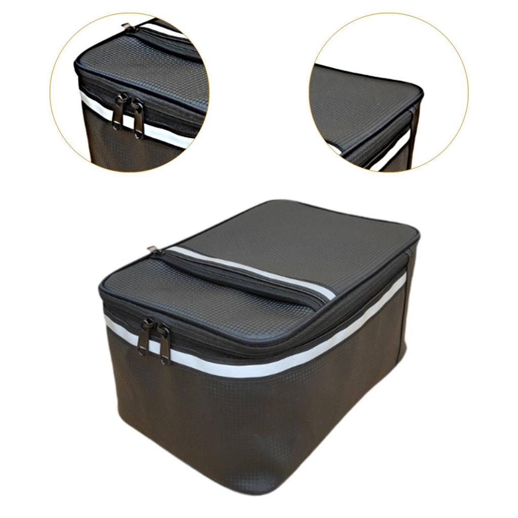 Waterproof Bicycle Rear Rack Bag Mountain Bike Multipurpose Pannier Trunk Large Capacity Storage for Outdoor Touring Commuting