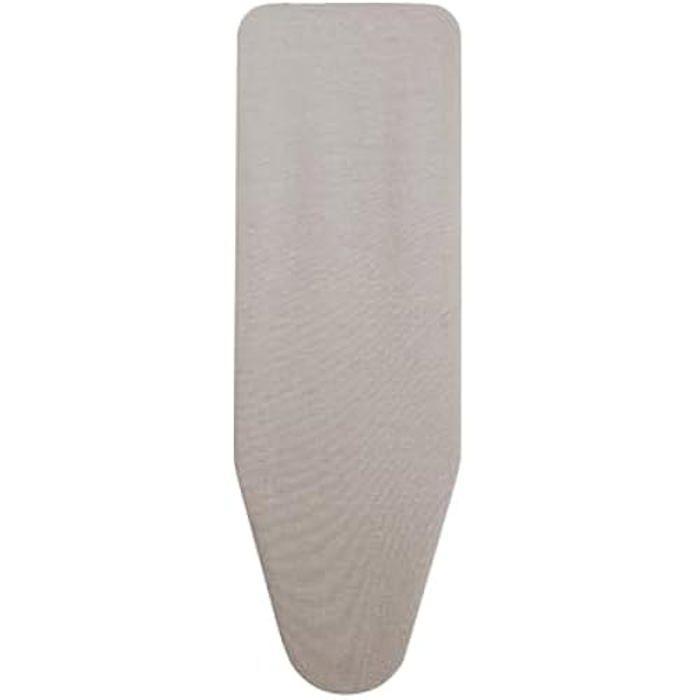 Housse de Table à Repasser - ROLSER - Taille S (120x42 cm) - 100% Coton - Ajustement par Cordon - Beige