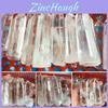 Exquisite Natural Clear White Quartz Crystal Point Healing Wand Stunning Mineral Specimen Ornament For Home Decor