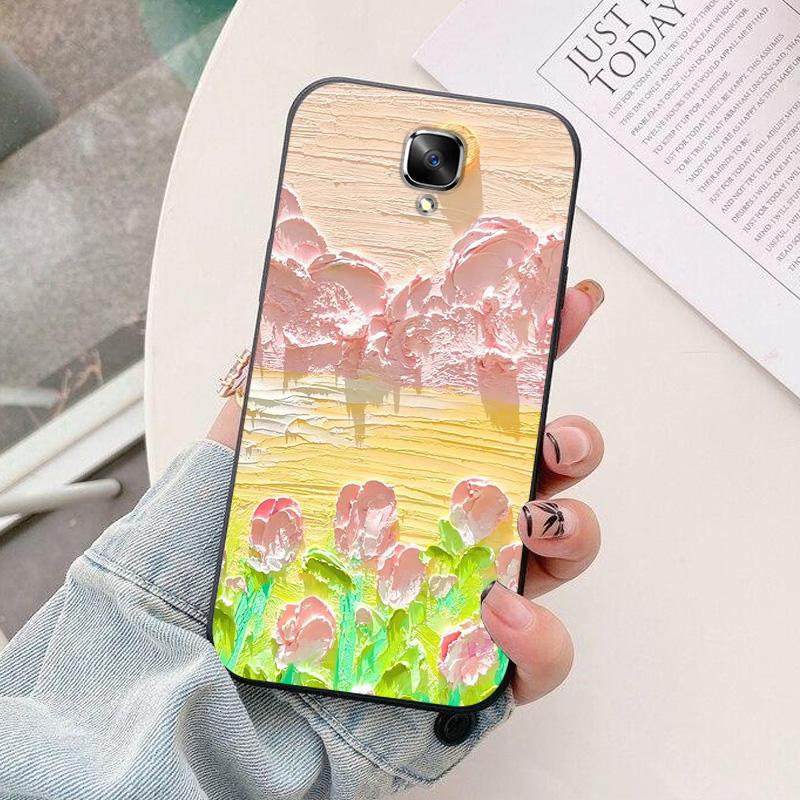 For Oneplus 3 3T Case Soft TPU astronaut  Silicone Phone Cover for Oneplus 3 3T 5T Cases Black Bumper Funda One plus 3T 5 T