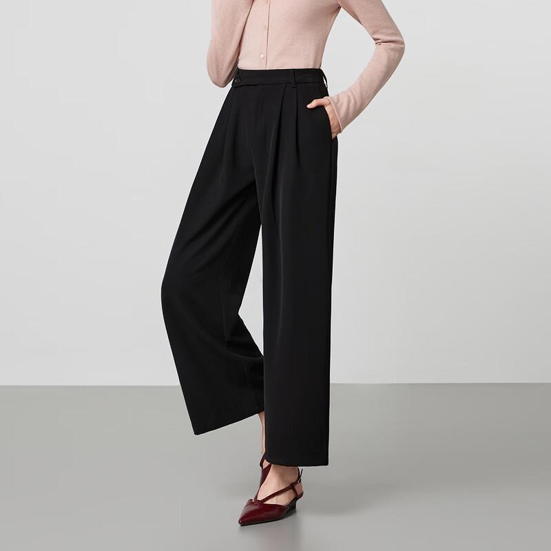 FivePlus Women's Pleated Straight Leg Trousers