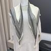Premium Women's Summer Cotton & Linen Triangle Scarf - Versatile Lightweight Shawl
