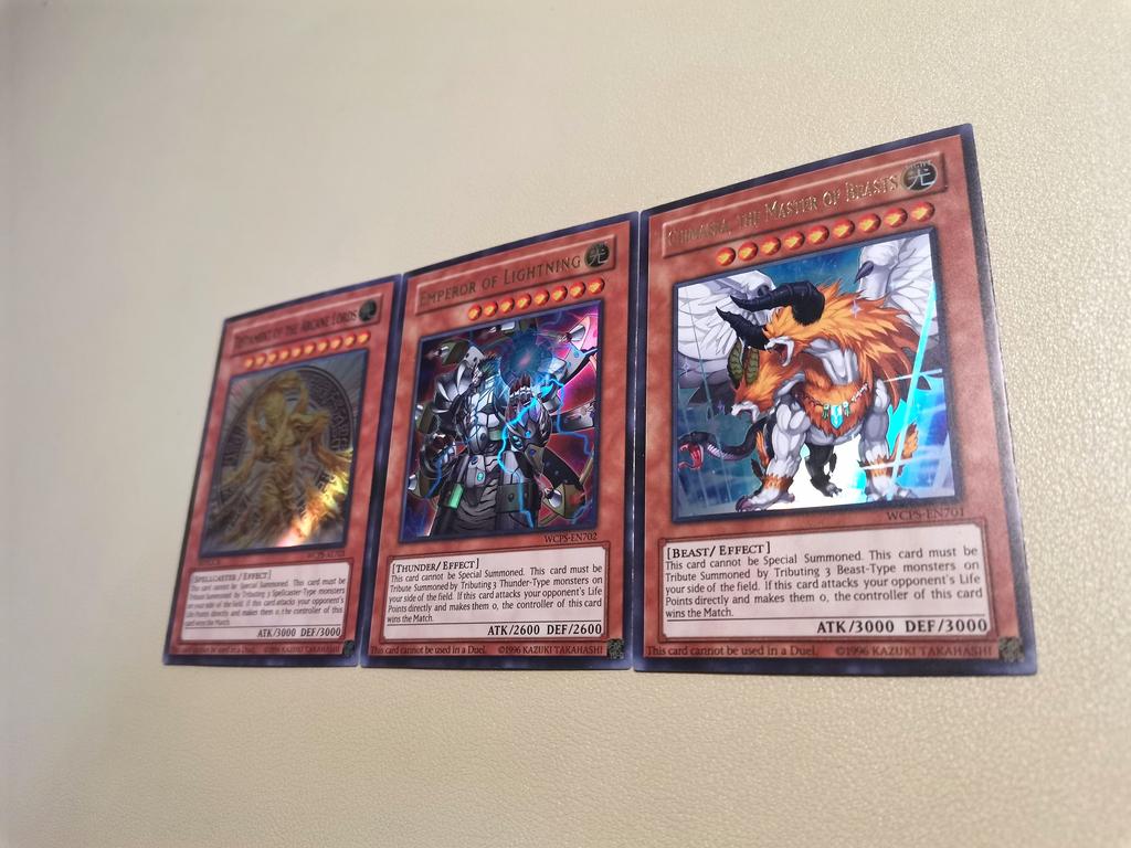Diy 3pcs/set Yu-gi-oh! Self-made Card Set Glass Flash Gilded Laser Flashs Anime Toy Present Cartoon Long Lasting