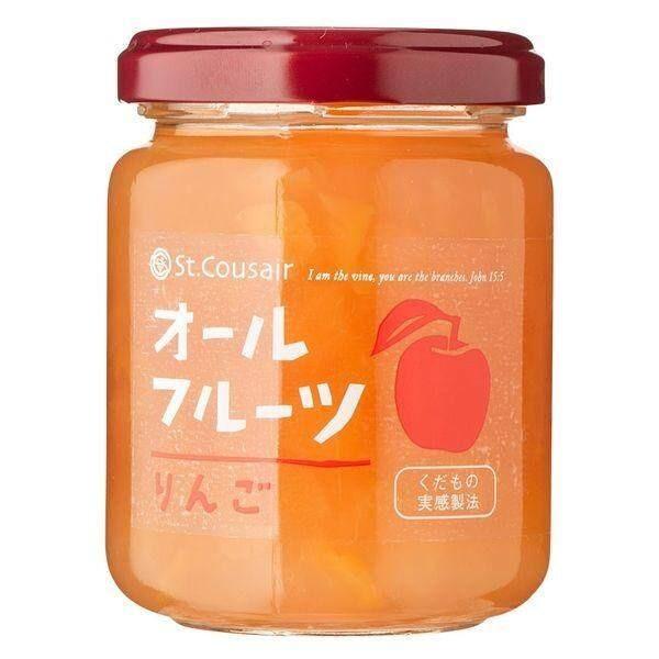 St Cousair All Fruit Jam  Apricot / Strawberry / Raspberry / Blueberry / Apple / Orange 140g