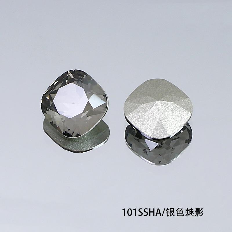 10Pcs Crystal K9 Glass Drill Tip Bottom Drill Fat Square Special-Shaped Nail Drill Clothing Accessories