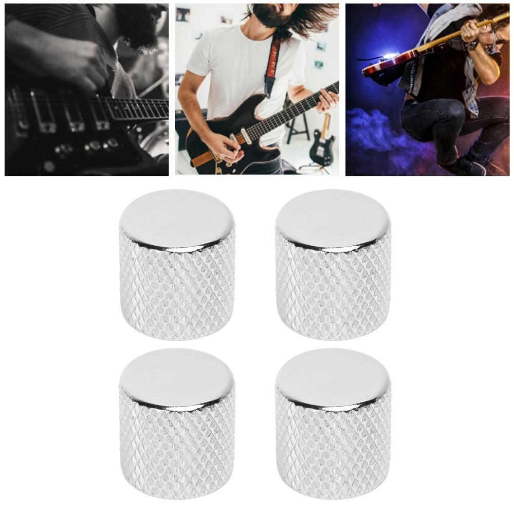 4PCS Metal Electric Guitar Control Knob Replacement Knob For Electric Guitar Control Knob
