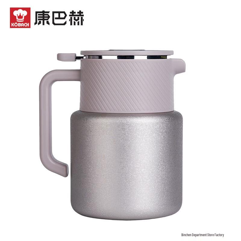 KOBACH Pure Titanium Insulated Tea Mug 460ml