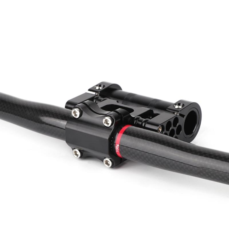 Adjustable Bicycles Double Stem Aluminum Alloy Folding Bike Porous Stem 25.4MM Hollows Bicycles Handlebar Stem