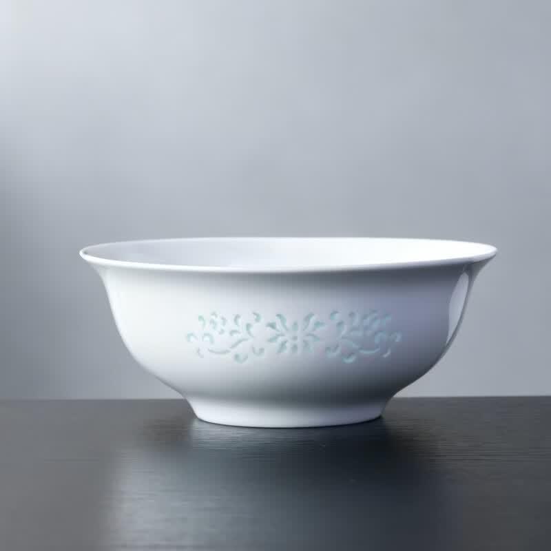 Jingdezhen Underglaze Ceramic 8.5-inch Soup Bowl