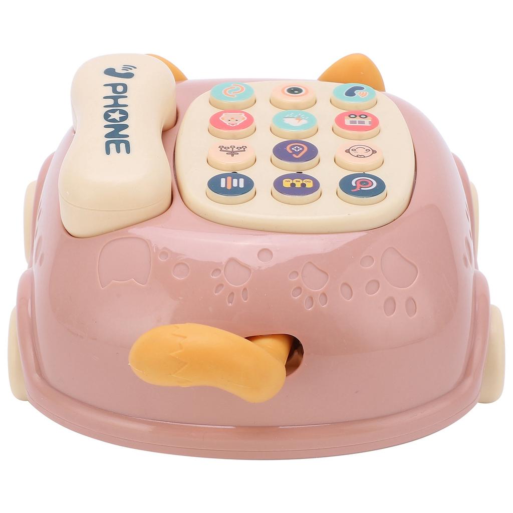 Kids Cute Mobile Phone Toy 16 Different Functions Children Simulation Cat Phone Car