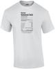 Gamer Nutritional Facts - Video Game T-Shirt Unisex T-Shirt