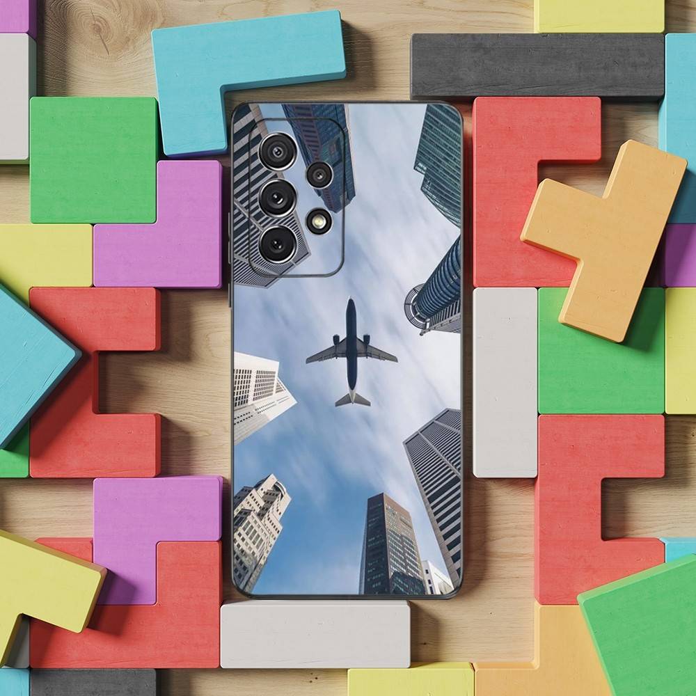Airplane Art Plane Phone For Samsung S25,S10,S20,S10,S21,S9,S24,S23,Ultra,FE,Plus,Lite,Soft Silicone Black Cover