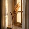 Rural Home Style Artificial Reed Dog Sage Realistic Fake Plant Flowers  Office