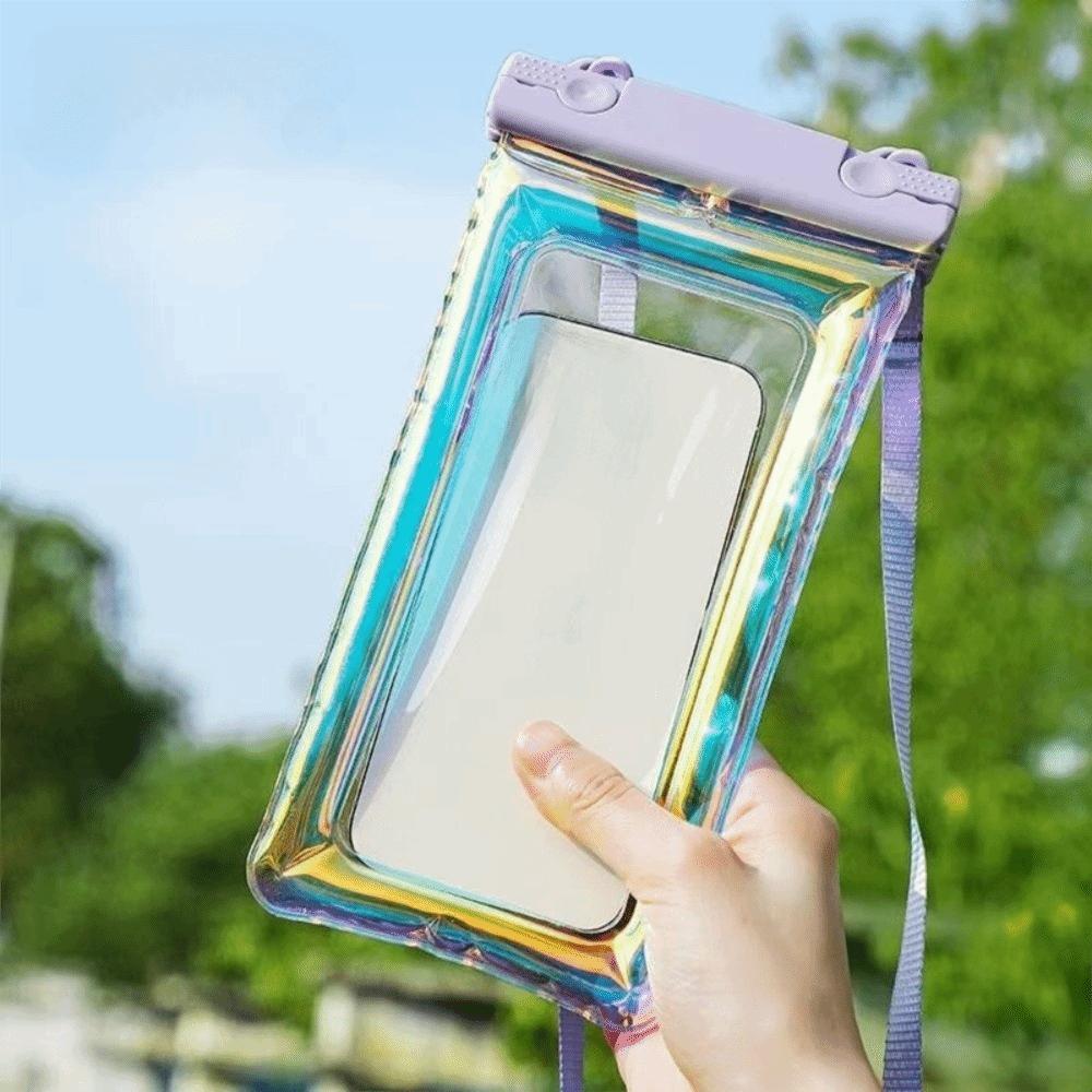 Transparent Waterproof Phone Bag PVC Swimming Storage Bag Floating Airbag Pouch Beach Diving