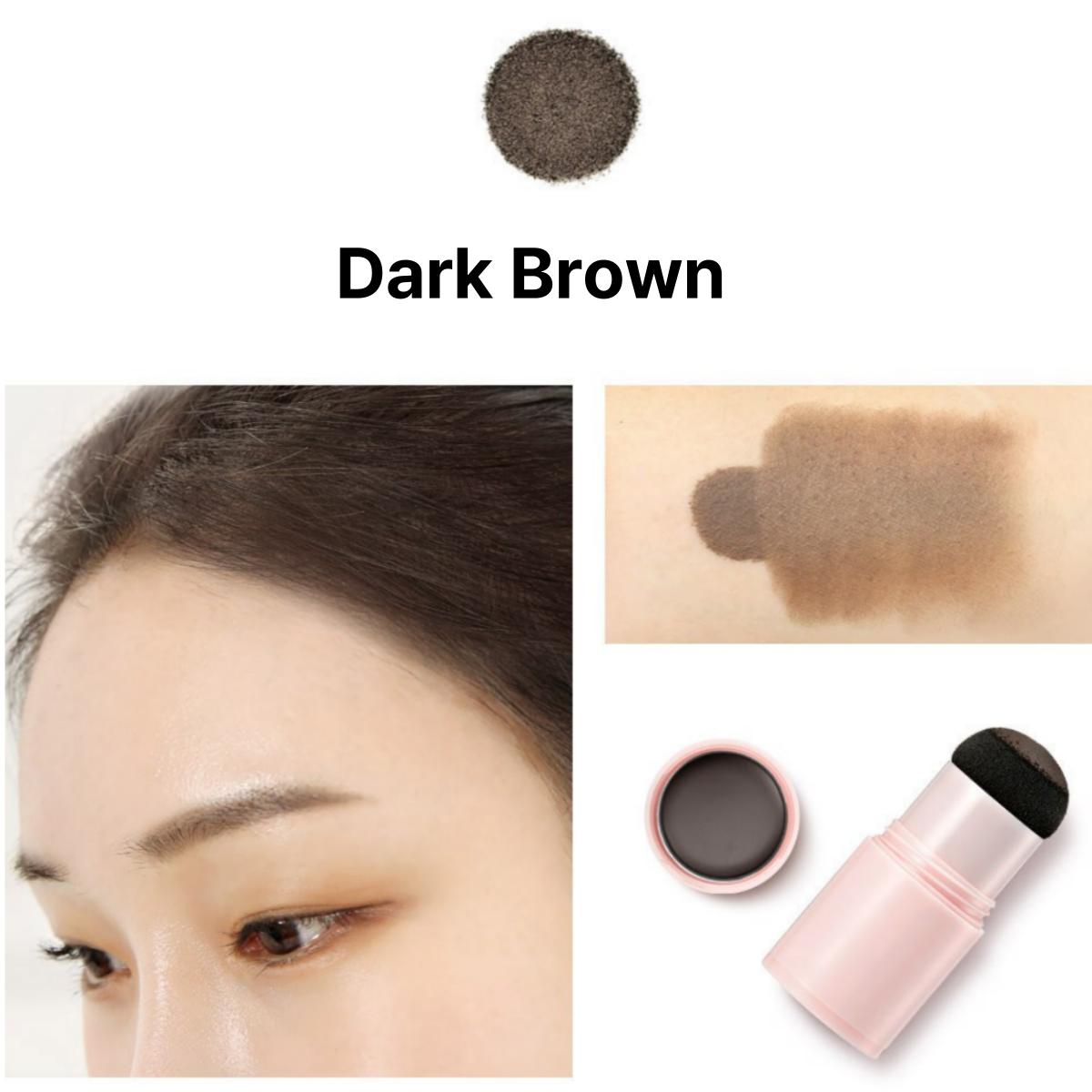 SO NATURAL Кушон для маскировки линии роста волос 2,5 г Dark Brown  X 1PCS