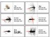 Double-Layer Waterproof Box with 24/32/72-Piece Artificial Fly Fishing Lure Set