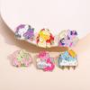 Little Horse Enamel Pins Custom Colorful Hair Brooches Lapel Badges Cartoon Animal Funny Jewelry Gift for Kids Friends