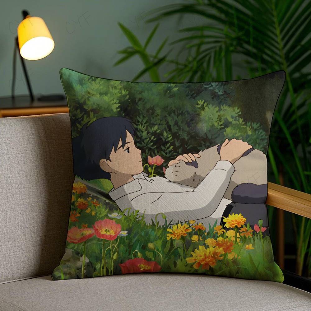 The B-Borrowers Arrietty Anime Pillow Case Custom Printed Brushed Fleece Pillow, Baby Skin-Touch, Eco-Friendly Dye-Sublimation C