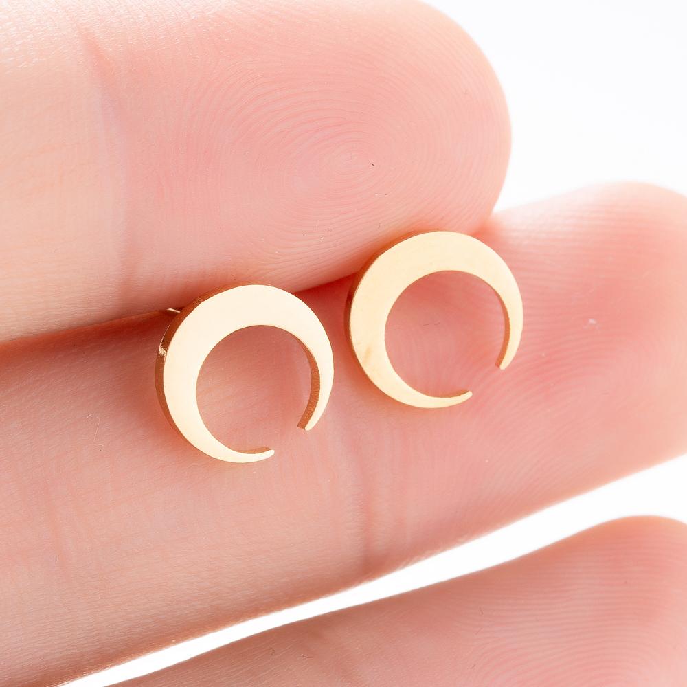 Cute Ballet Earings Women Jewelry Minimalist Puzzle Dinosaur Map Wave Cat Stainless Steel Stud Earrings Girls Pendientes