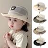 Mesh Baby Sun Hat Adjustable Fisherman Cap Casual Sunscreen Hat  Summer
