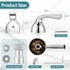 Single Metal Lever RP74148 Shower Handle Replacement With Ergonomic Grip For Precise Temperature Control Easy to Install