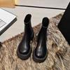 Thick-soled Martin Boots Women's 2025 New Small Autumn and Winter Retro Thin Boots Temperament Increased Fashion Short Boots Boots