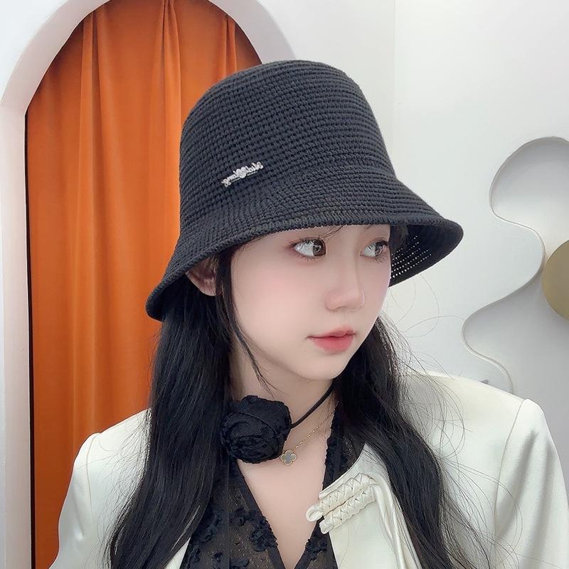 

Новая женская шляпа-ведро из соломы, универсальная, дышащая, шляпа-панама, для путешествий на открытом воздухе, от солнца 55-59CM