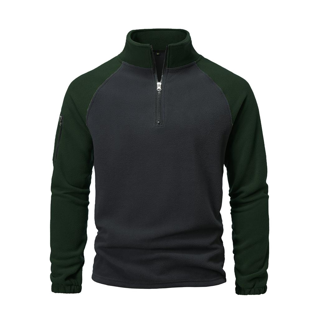 Men's Sweatshirt Loose Solid Color Outdoor Warm Breathable T-Shirt Top
