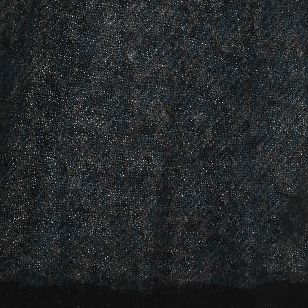 DIESEL alpaca Long sleeve Turtleneck knit one piece XS Black series Women Used