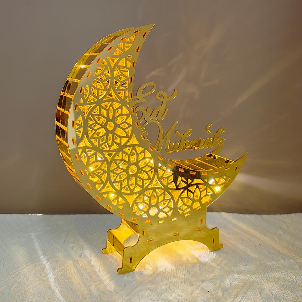 Ramadan Decorations Home Acrylic Ornament Home Decoration Ornaments Small Night Lights Table