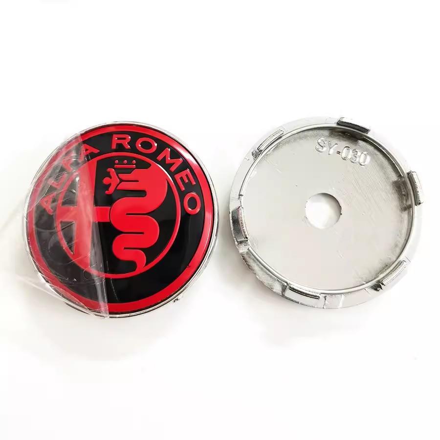 Für Alfa Romeo 4 Stück Auto Radnabenkappen Abdeckung Für Alfa Romeo Giulia Stelvio Giulietta 156 159 147 Mito Tonale Brera Disco