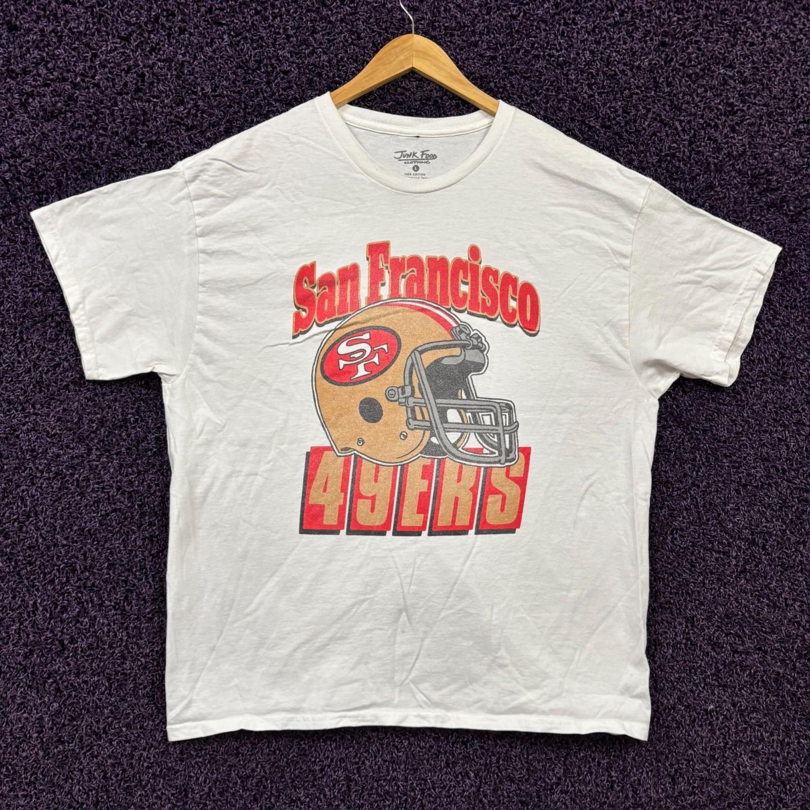 San Francisco 49ers Gameday Helmet Oversized NFL T-Shirt L S