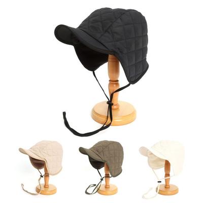 Cappello invernale imbottito con paraorecchie Corto da Donna e Uomo Trapper