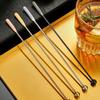 Long Handle Stirring Rod Ball Peen Drink Stirring Professional Bar Stir Sticks Bartender Tools