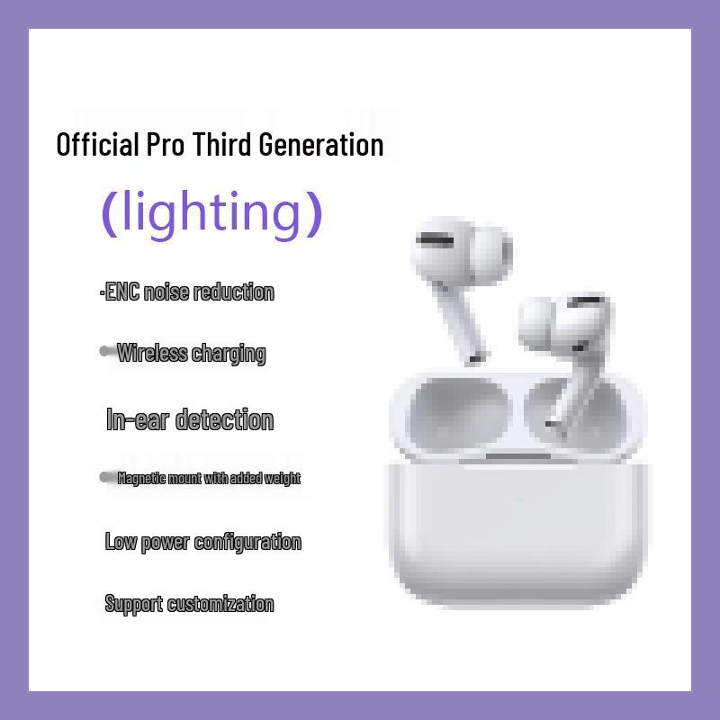 

Сумісні з Android Apple Pro2 Бездротові Bluetooth-навушники з шумозаглушенням, тривалим терміном служби батареї та повною функціональністю, 5-го покоління TWS. Basic Packaging