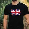 Herren T Shirt Union Jack UK Flagge Motiv Baumwolle Gre XS Bis XL Vintage Washed Stylish Designer Clothes Casual Unisex