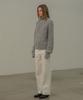 Mosyupamosyu Wool Hacci Turtleneck Knit [Gray]