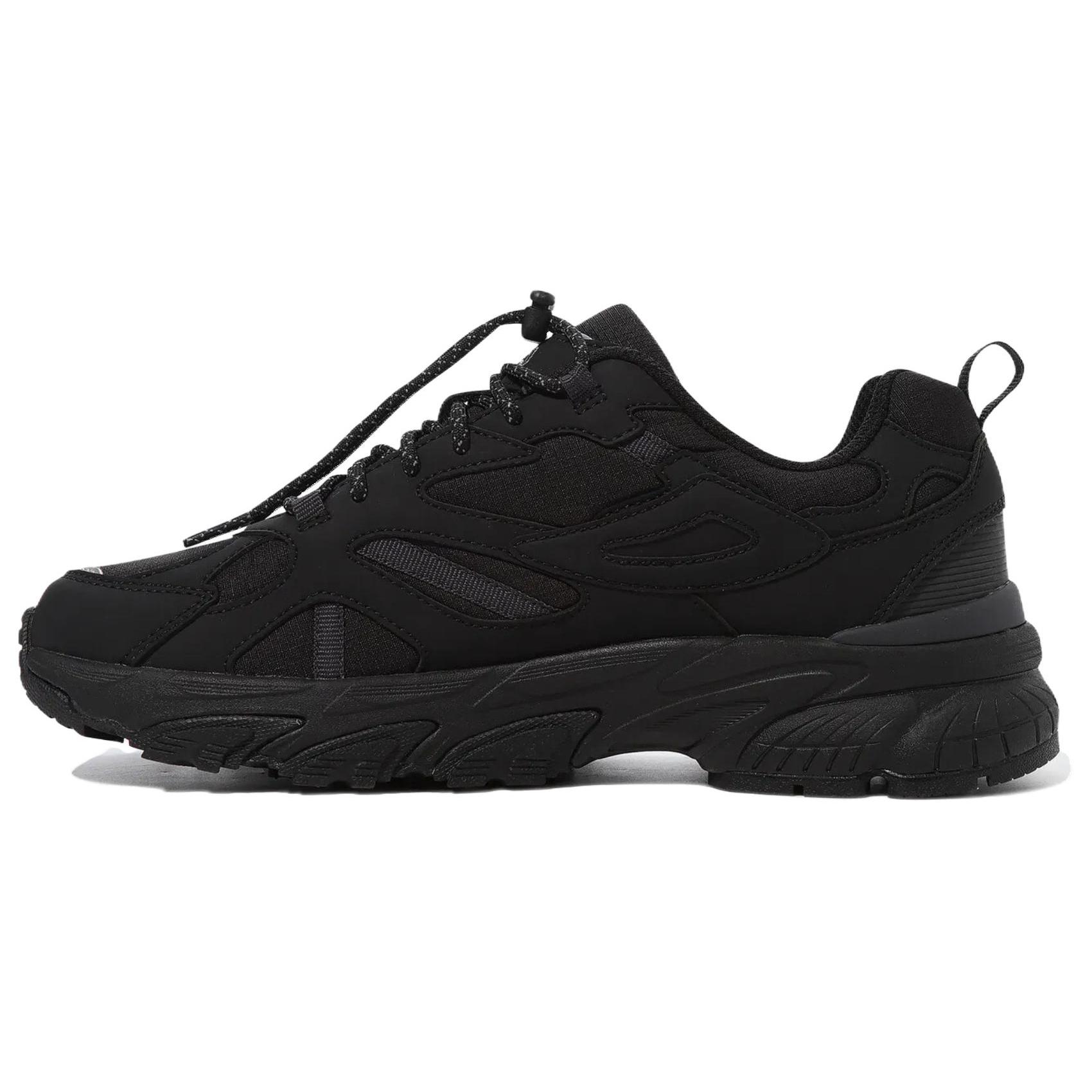 FILA Cushioning Breathable Cushioning Breathable Low top Running Shoes Unisex Black 1RM02773G001 41.5